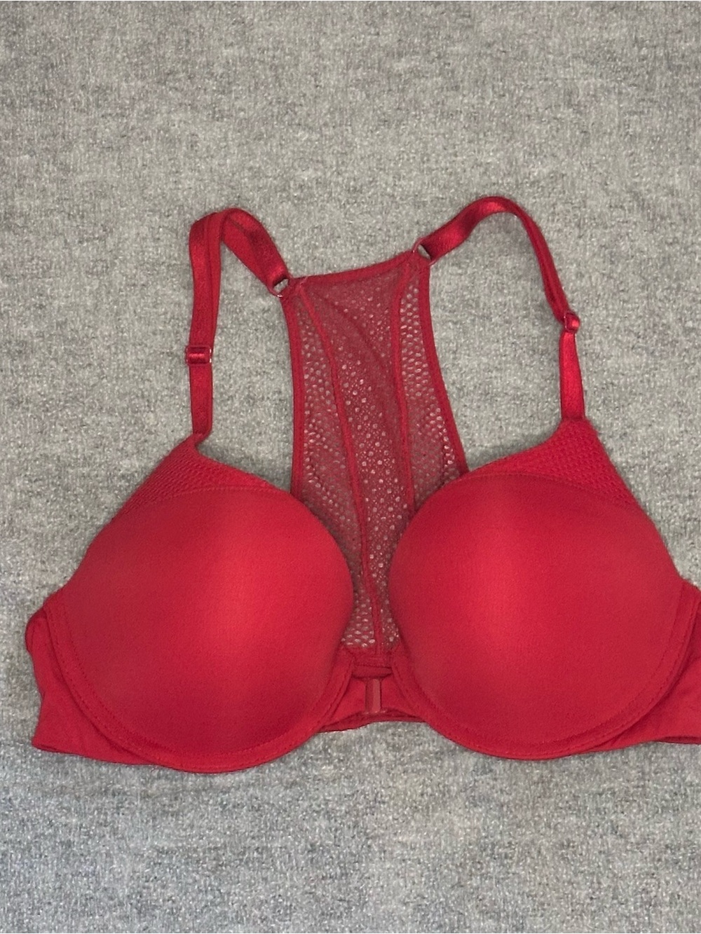 Victoria's Secret Red Racerback Push-Up Bra